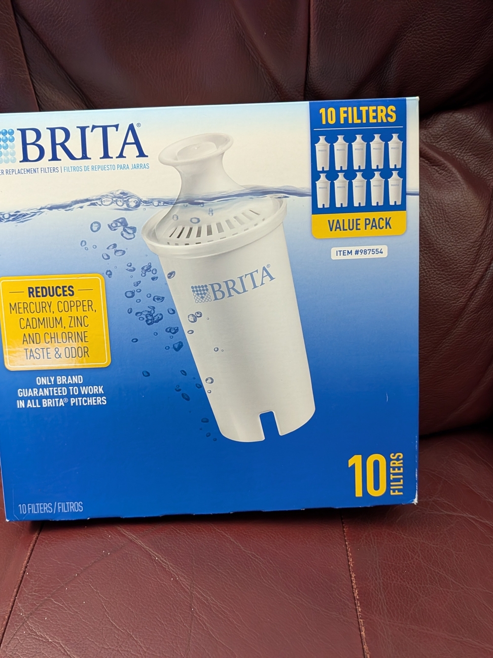 Brita Water Filter Replacement Pack — 8 Pack